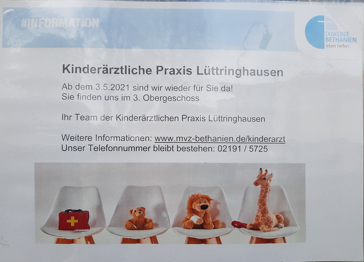 Start für die Kinderarztpraxis Lüttringhausen