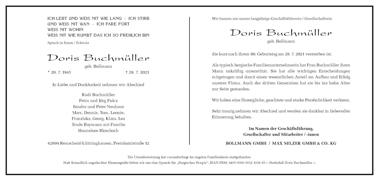 Doris Buchmüller