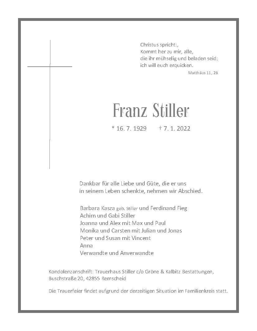 Franz Stiller