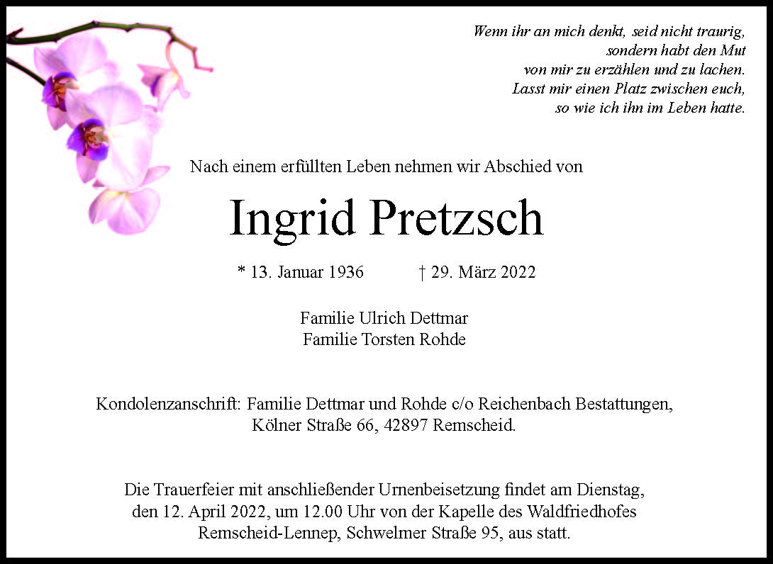 Ingrid Pretzsch