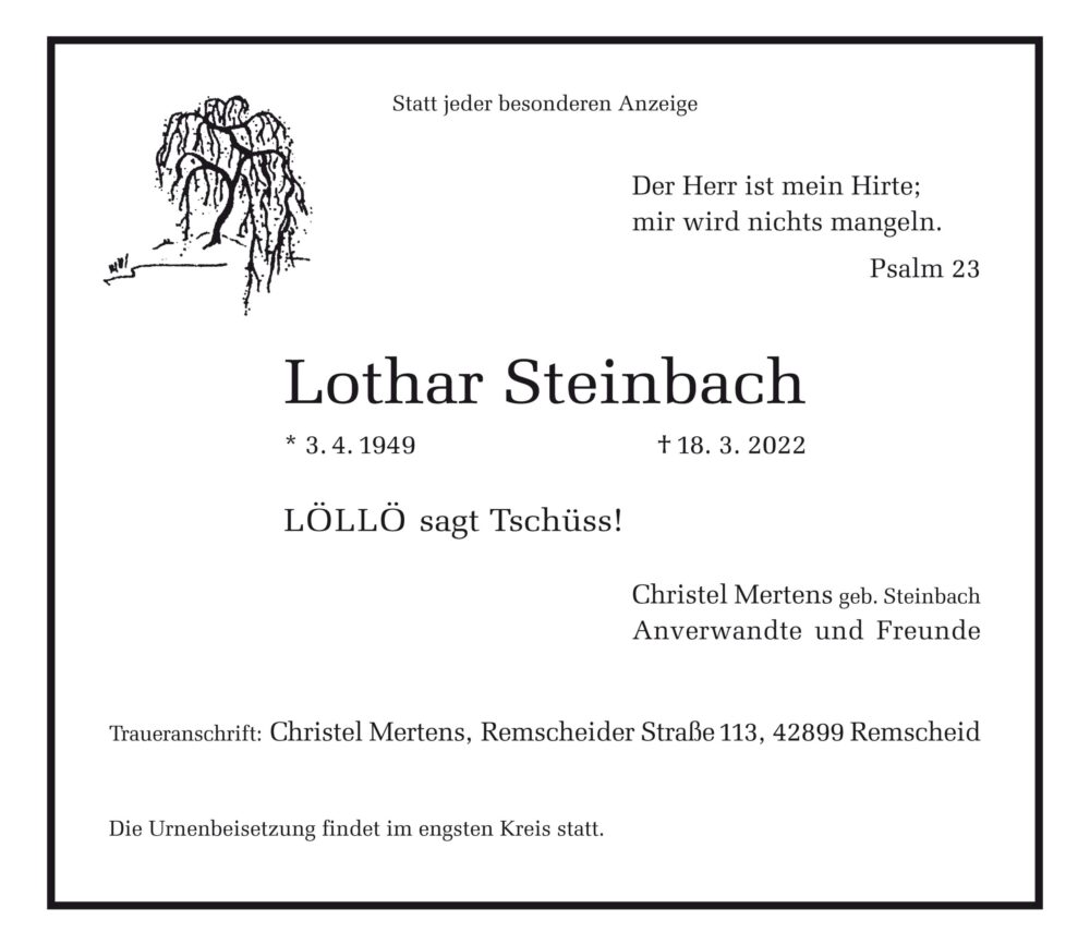 Lothar Steinbach