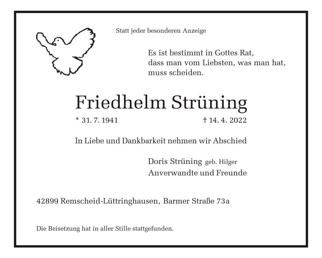Friedhelm Strüning