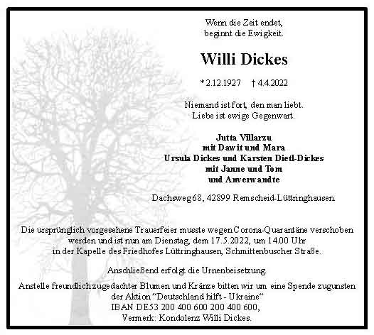 Willi Dickes