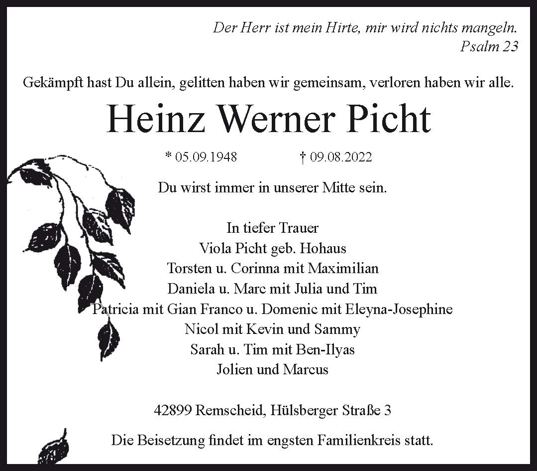 Heinz Werner Picht