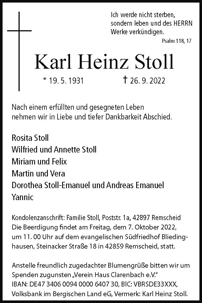 Karl Heinz Stoll