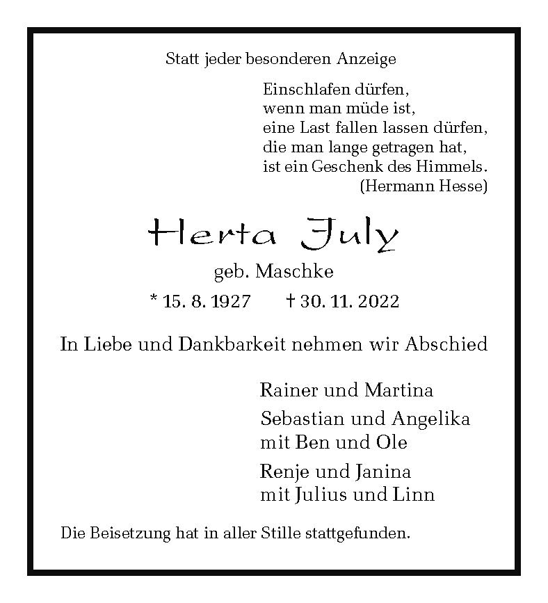 Herta July