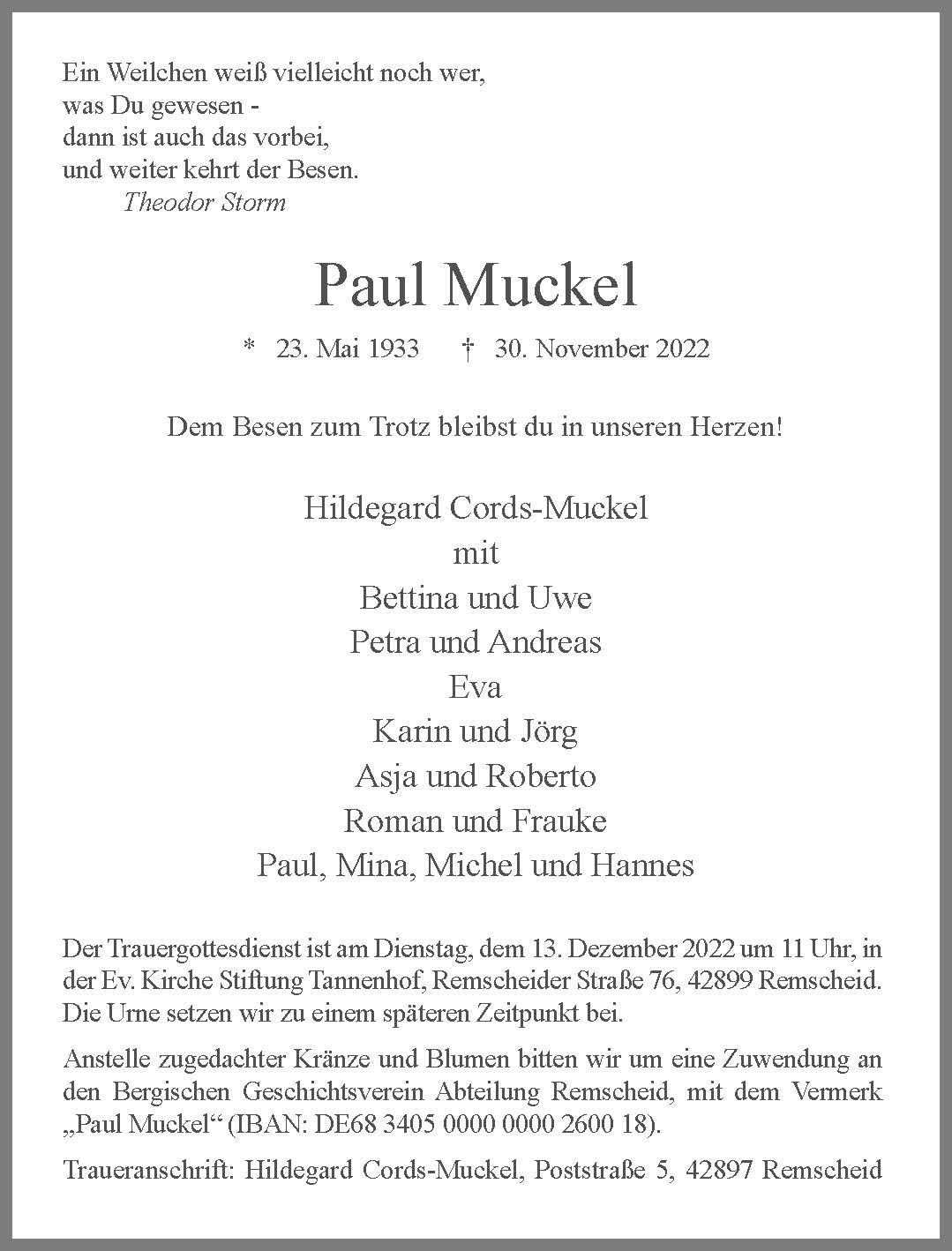 Paul Muckel
