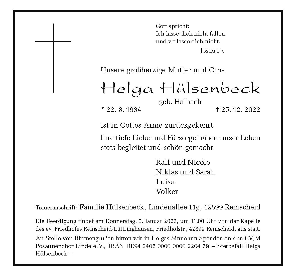 Helga Hülsenbeck