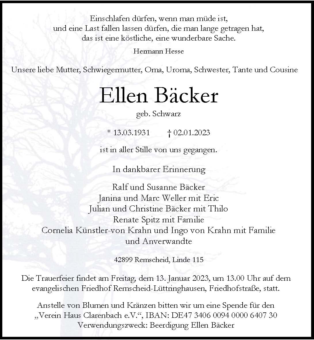 Ellen Bäcker