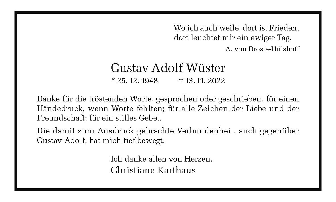 Gustav Adolf Wüster