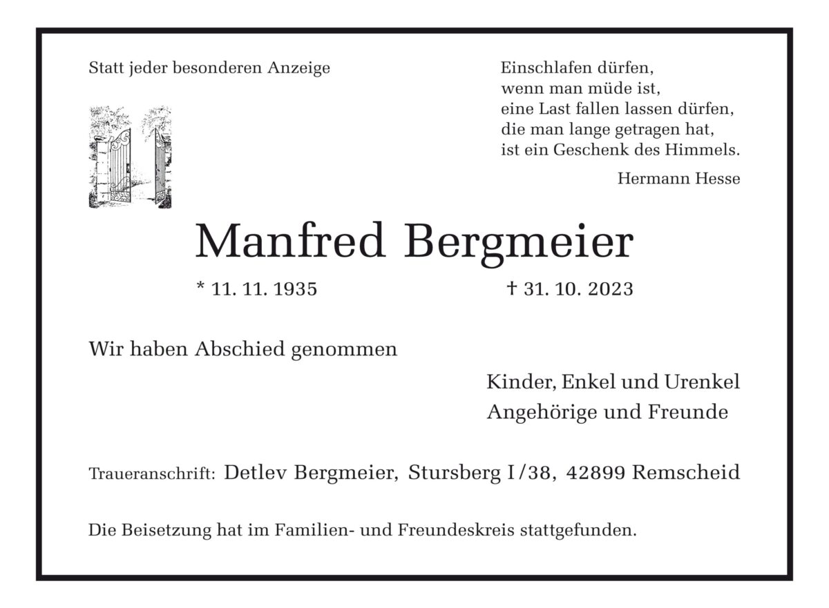 Manfred Bergmeier