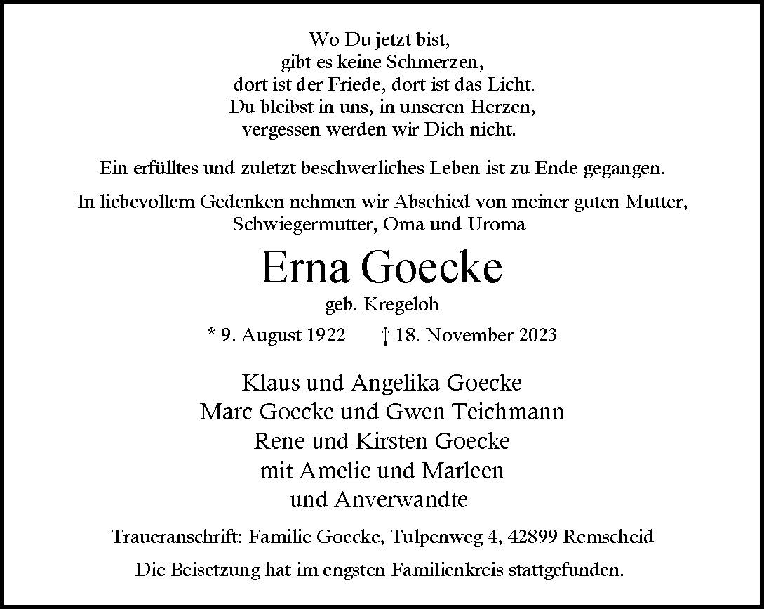 Erna Goecke