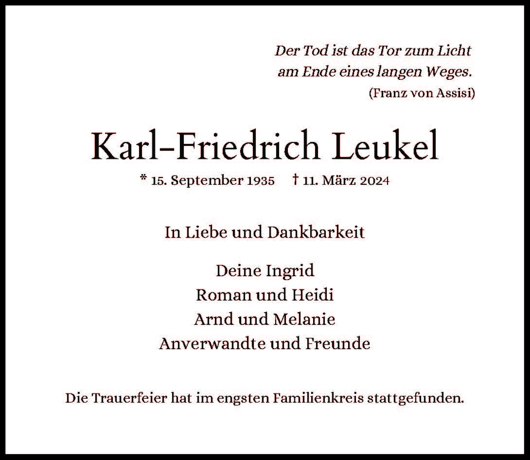 Karl-Friedrich Leukel
