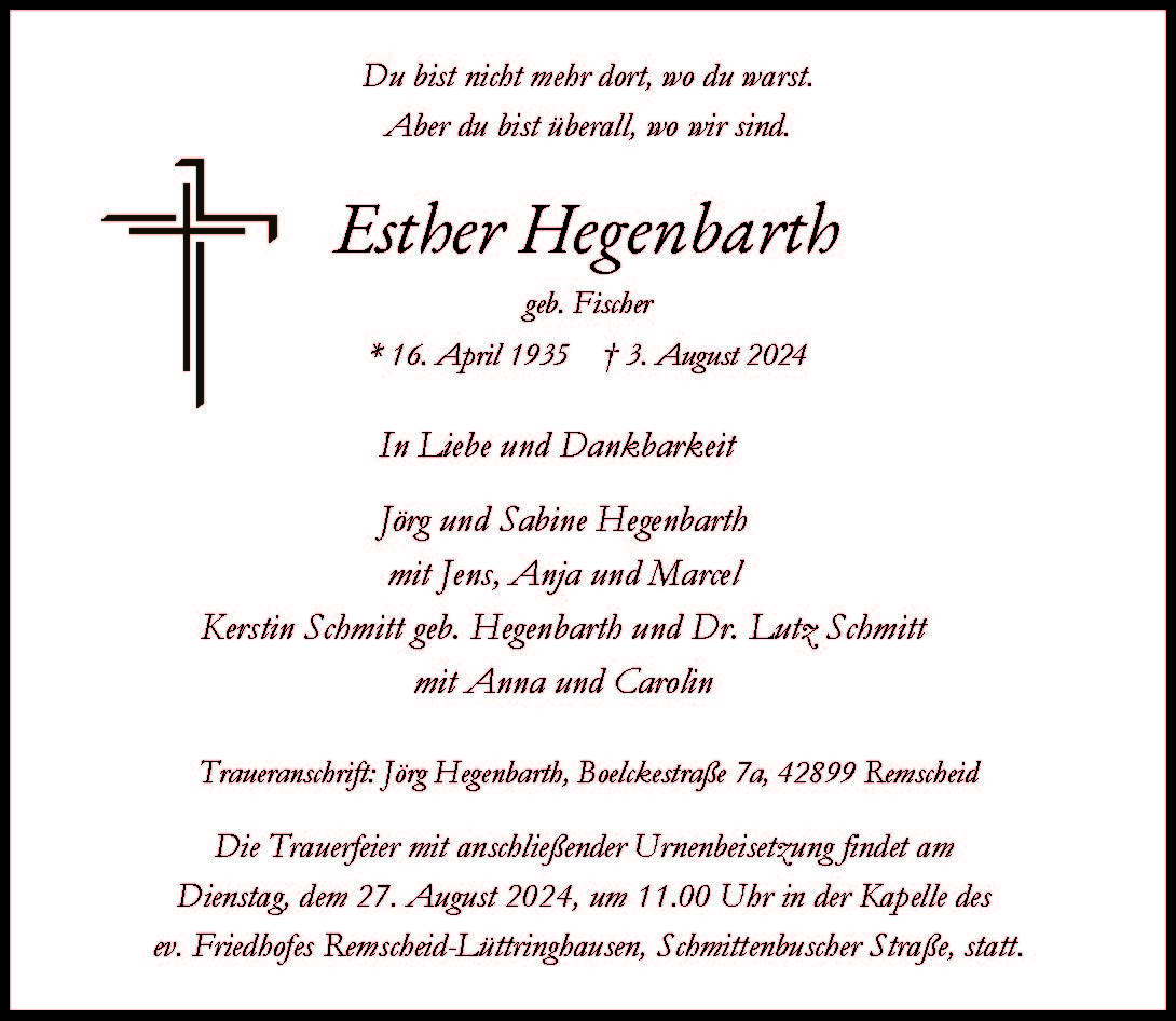 Esther Hegenbarth