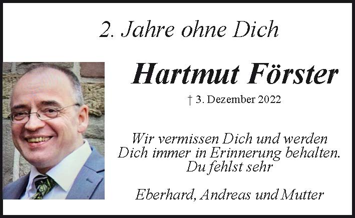 Hartmut Förster