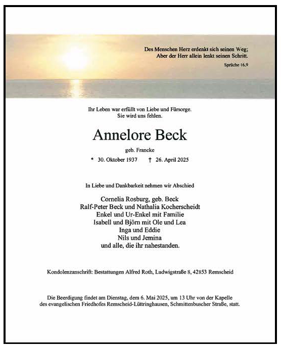 Annelore Beck
