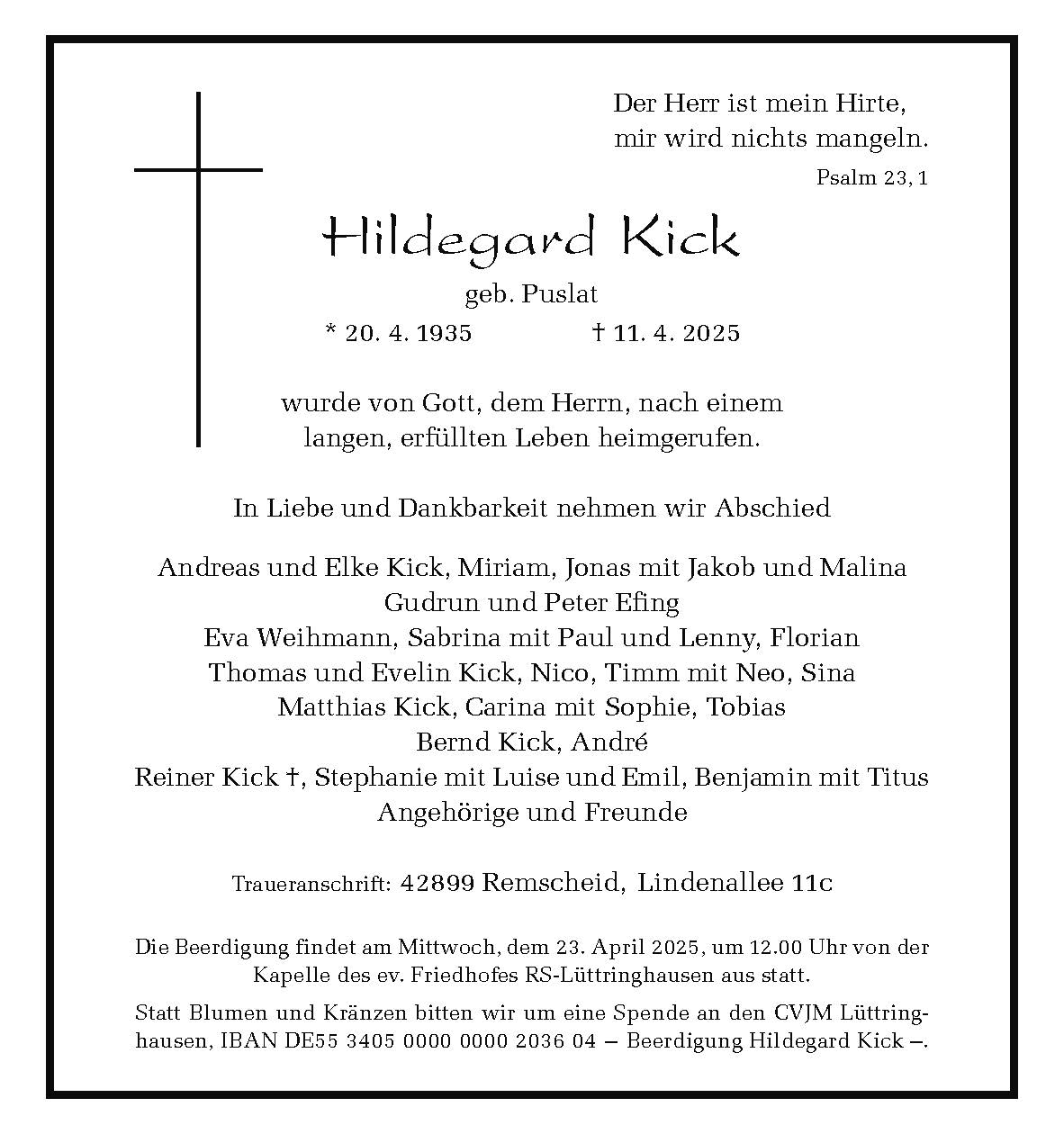 Hildegard Kick