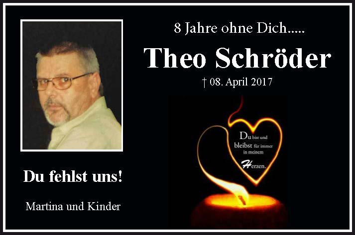 Nachruf: Theo Schröder