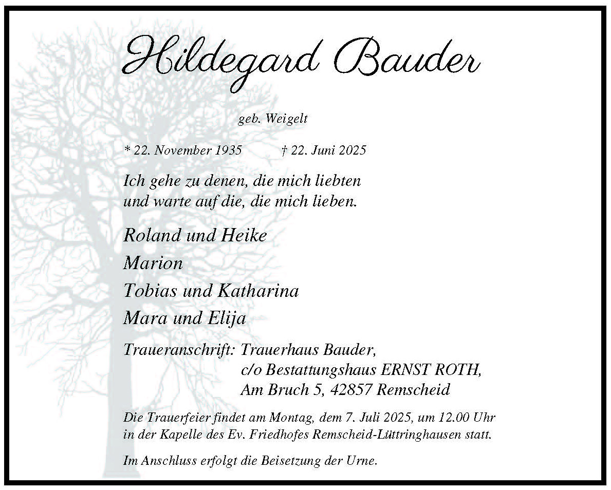 Hildegard Bauder
