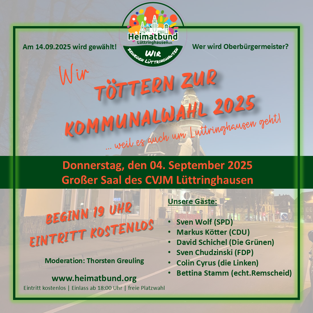 „Töttern“ zur Kommunalwahl