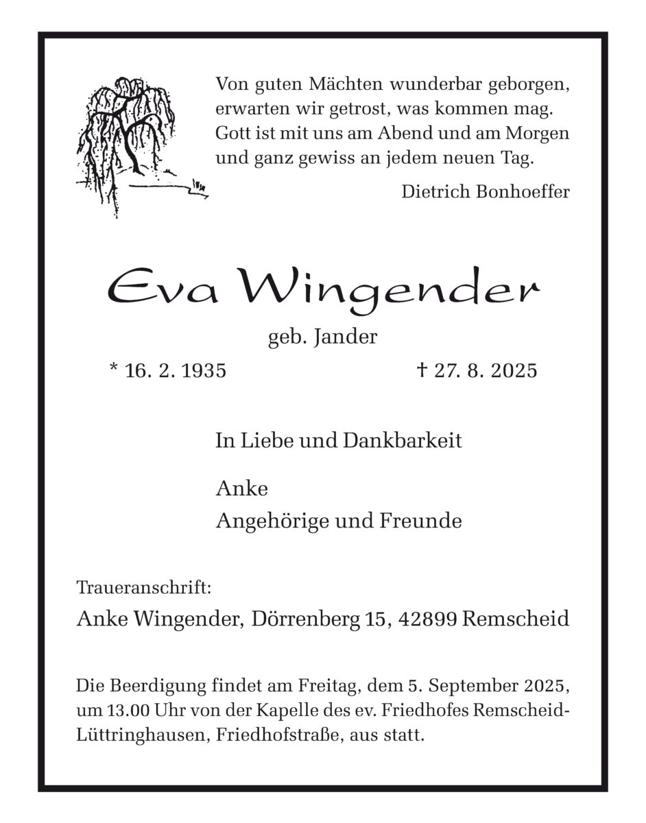 Eva Wingender