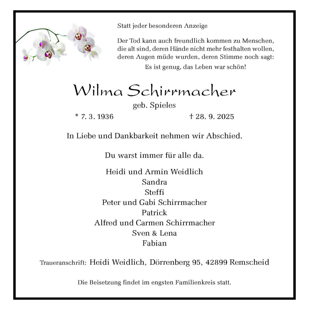 Wilma Shirrmacher