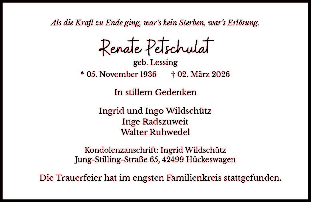 Renate Petschulat