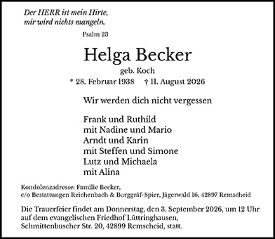 Helga Becker