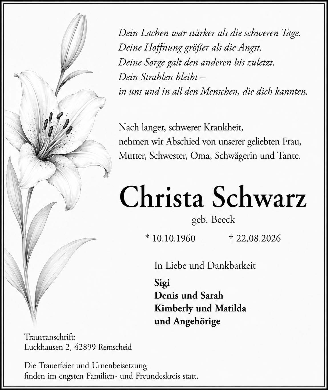 Christa Schwarz