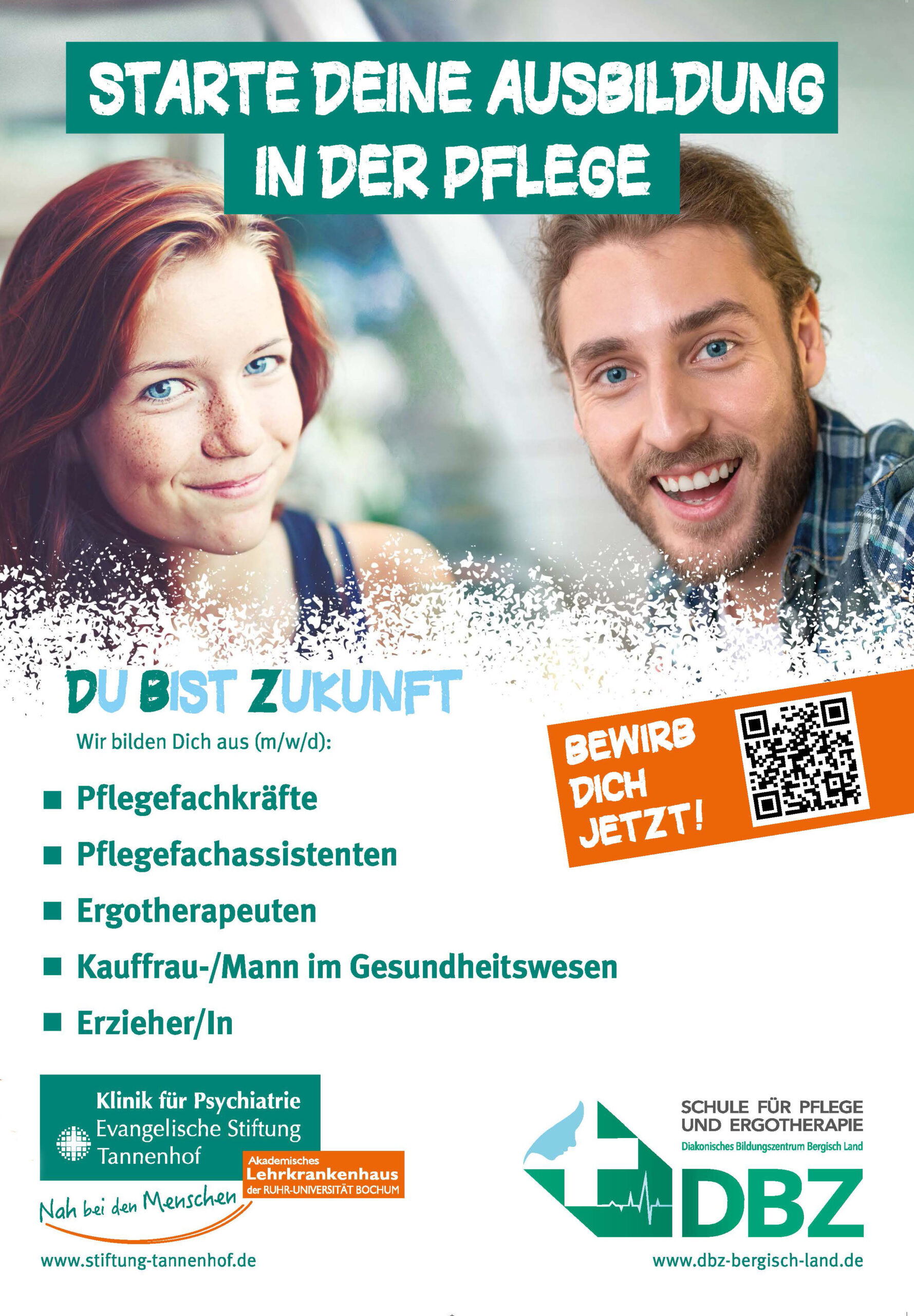 Ausbildung starten: Klinik der Psychatrie Ev. Stiftung Tannehof