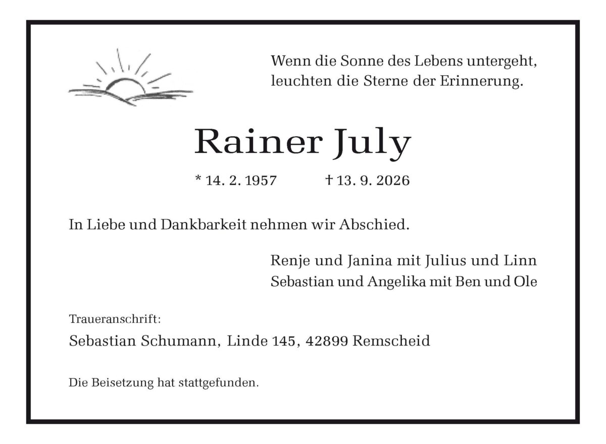 Rainer July